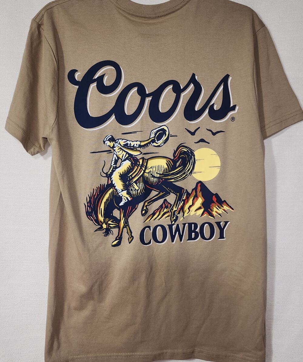 Coors Cowboys men's medium shirt